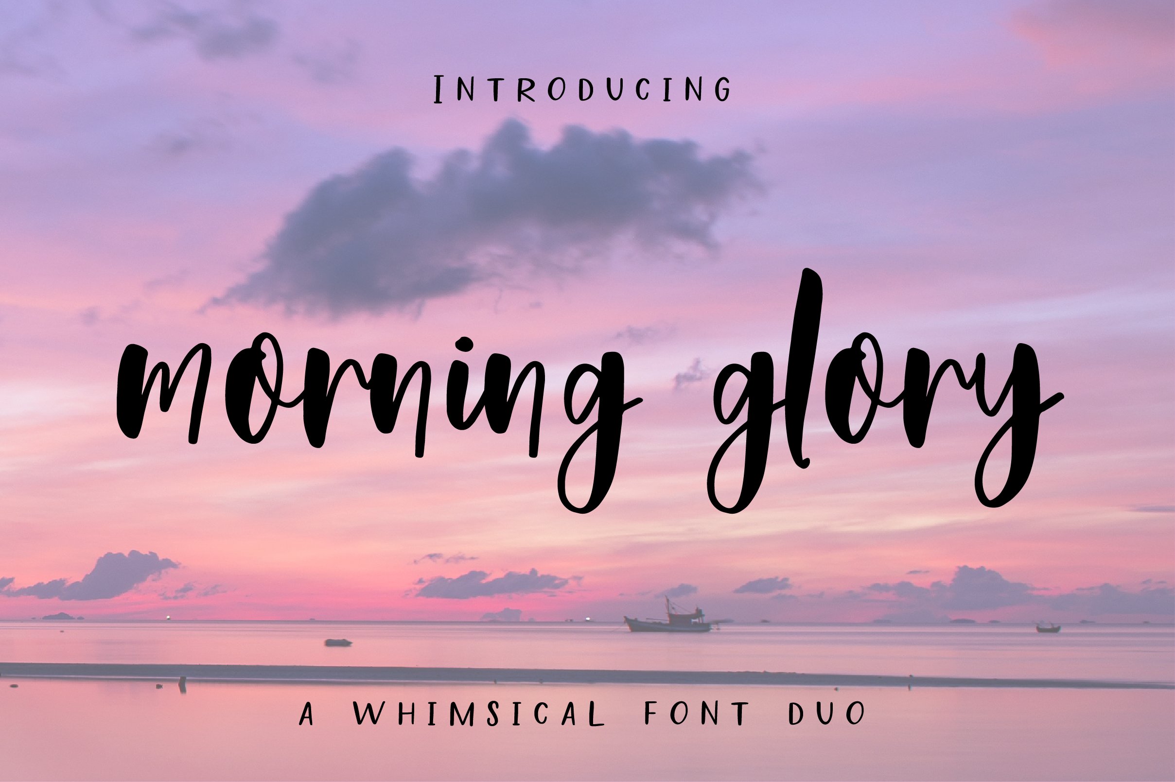 Morning Glory Font Duo cover image.