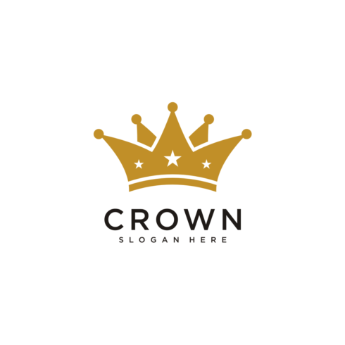 crown logo design vector cover image.