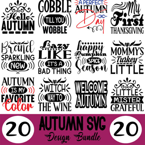 Autumn SVG Designs Bundle cover image.
