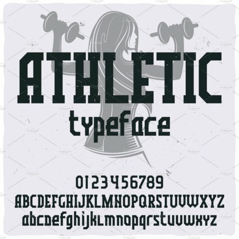 Vintage label typeface Athletic cover image.