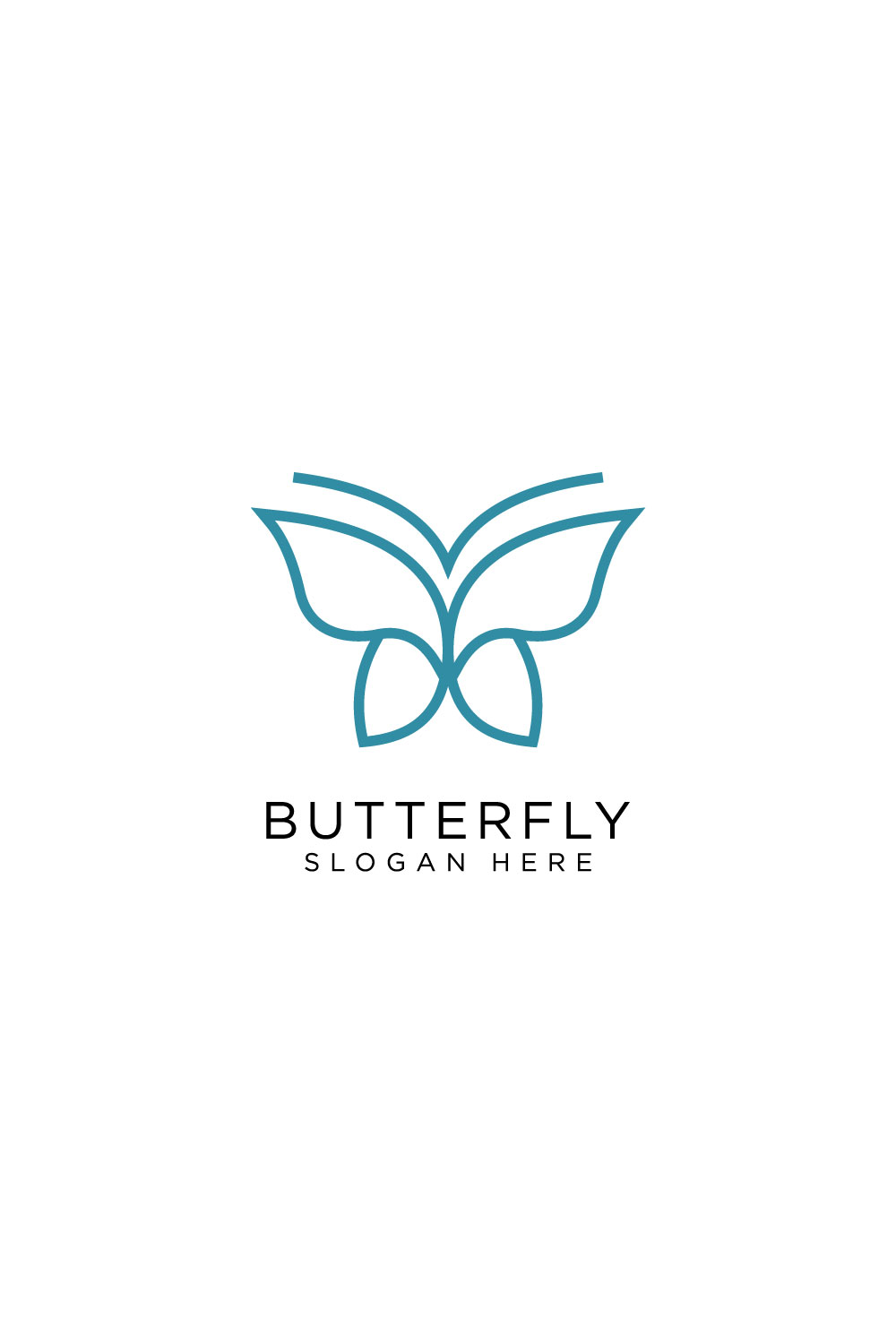 butterfly animal logo vector design pinterest preview image.