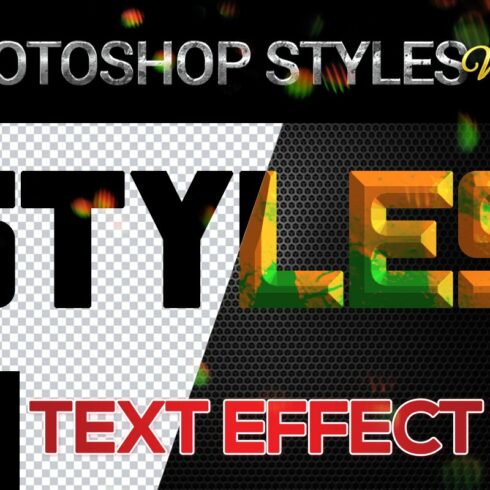 10 creative Photoshop Styles V115cover image.