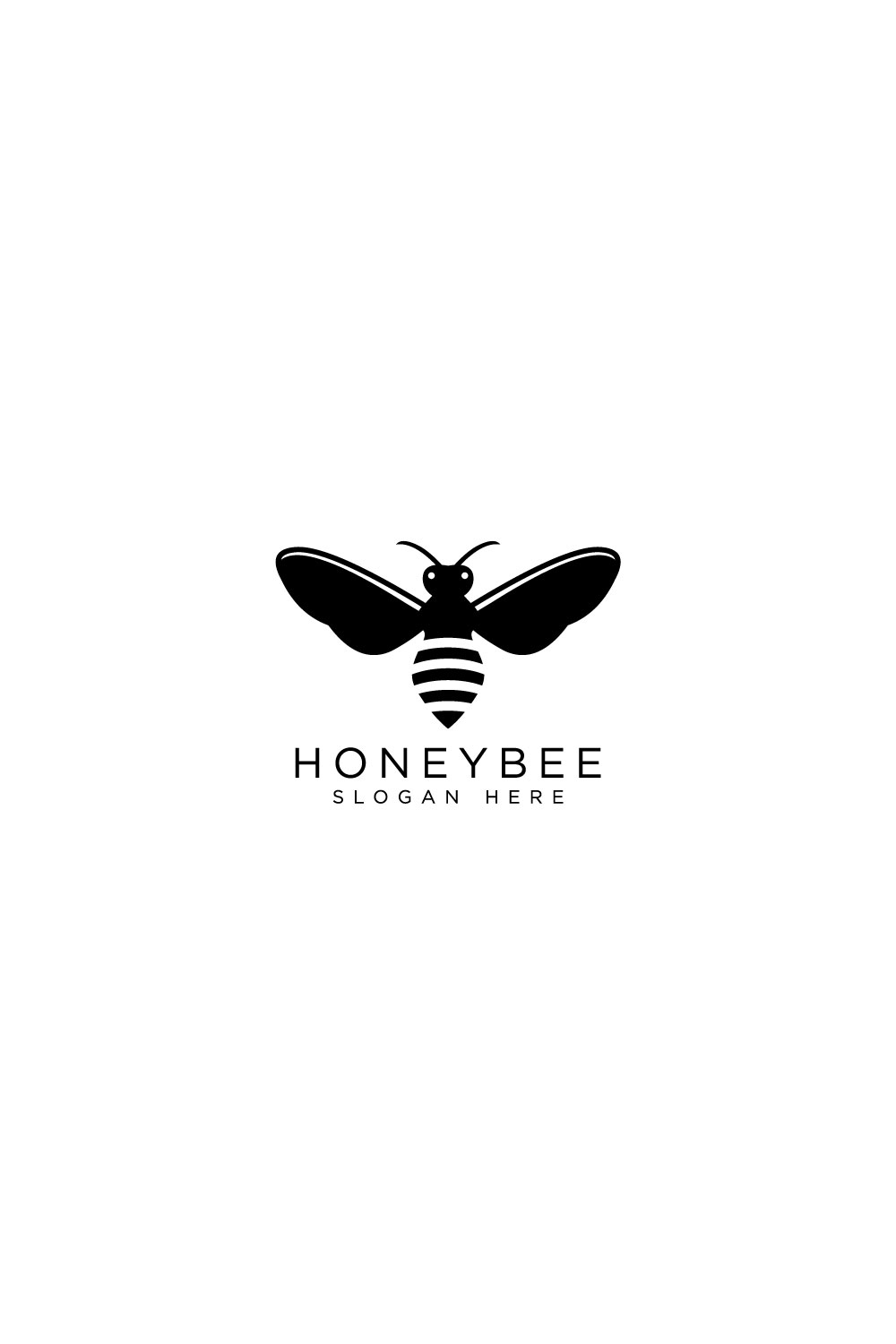 honey bee animal logo pinterest preview image.