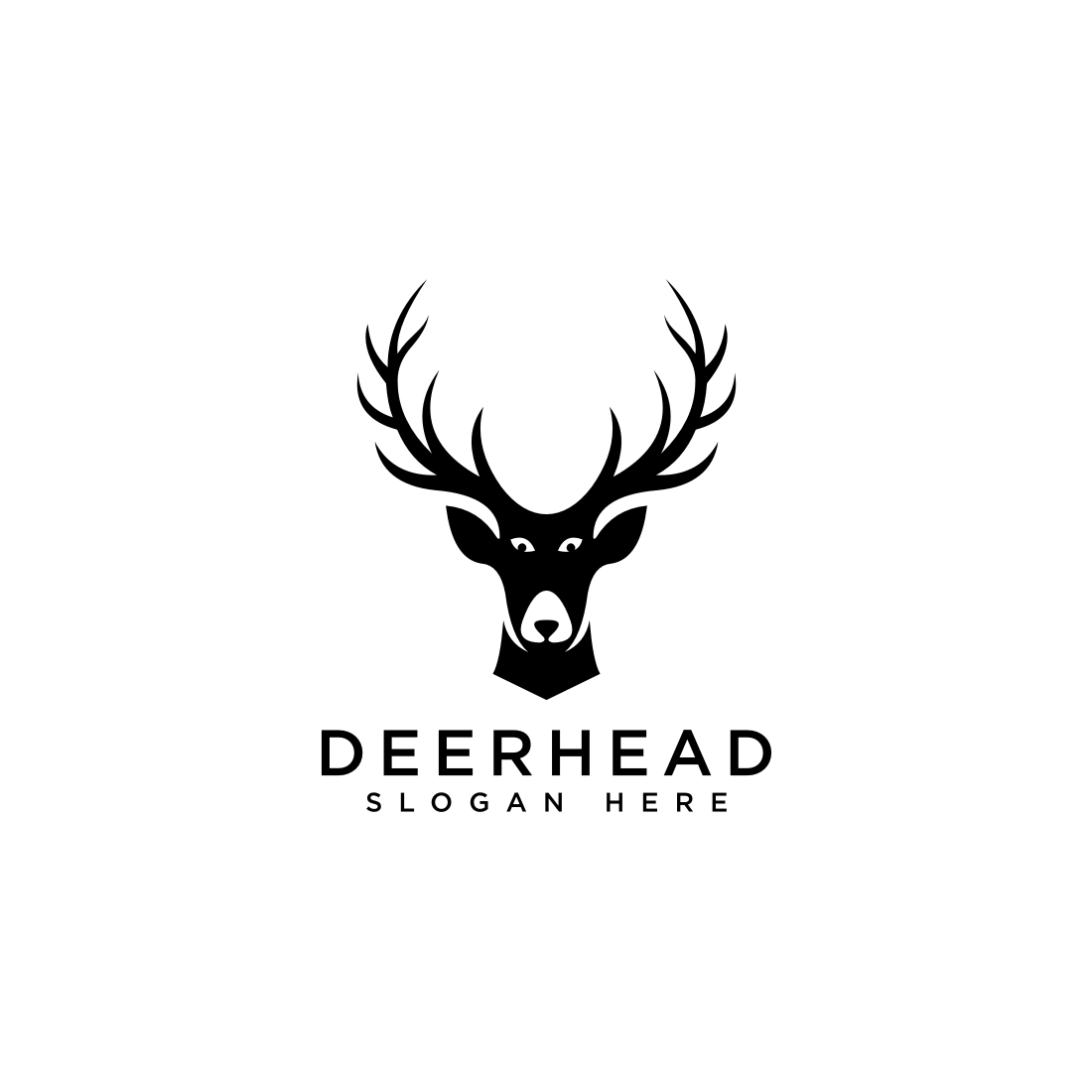 deer head animal logo cover image.