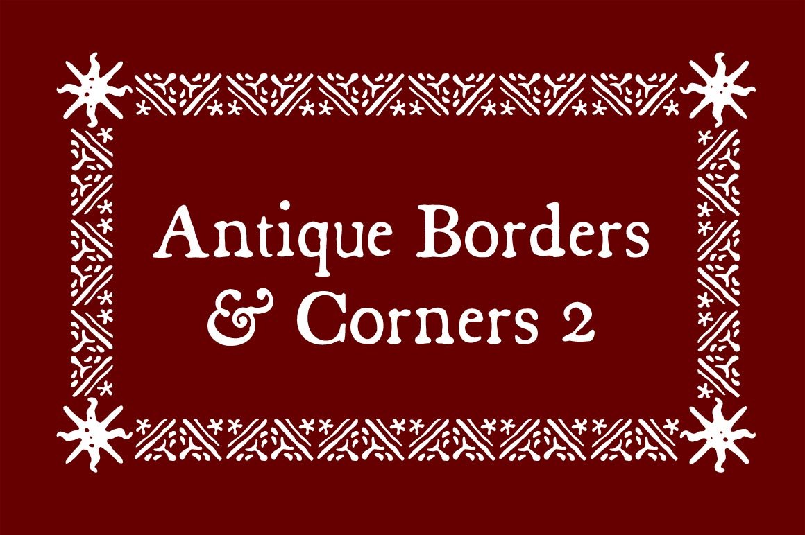 Antique Borders & Corners 2 cover image.