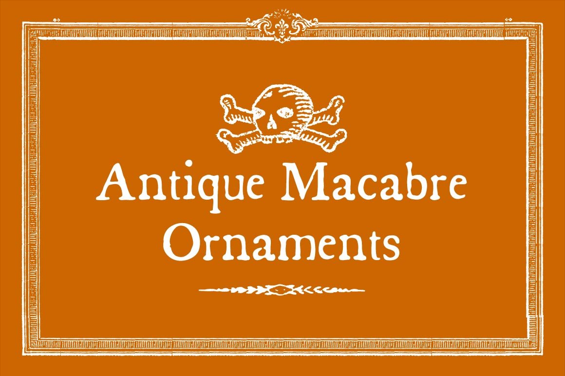 Antique Macabre Ornaments cover image.