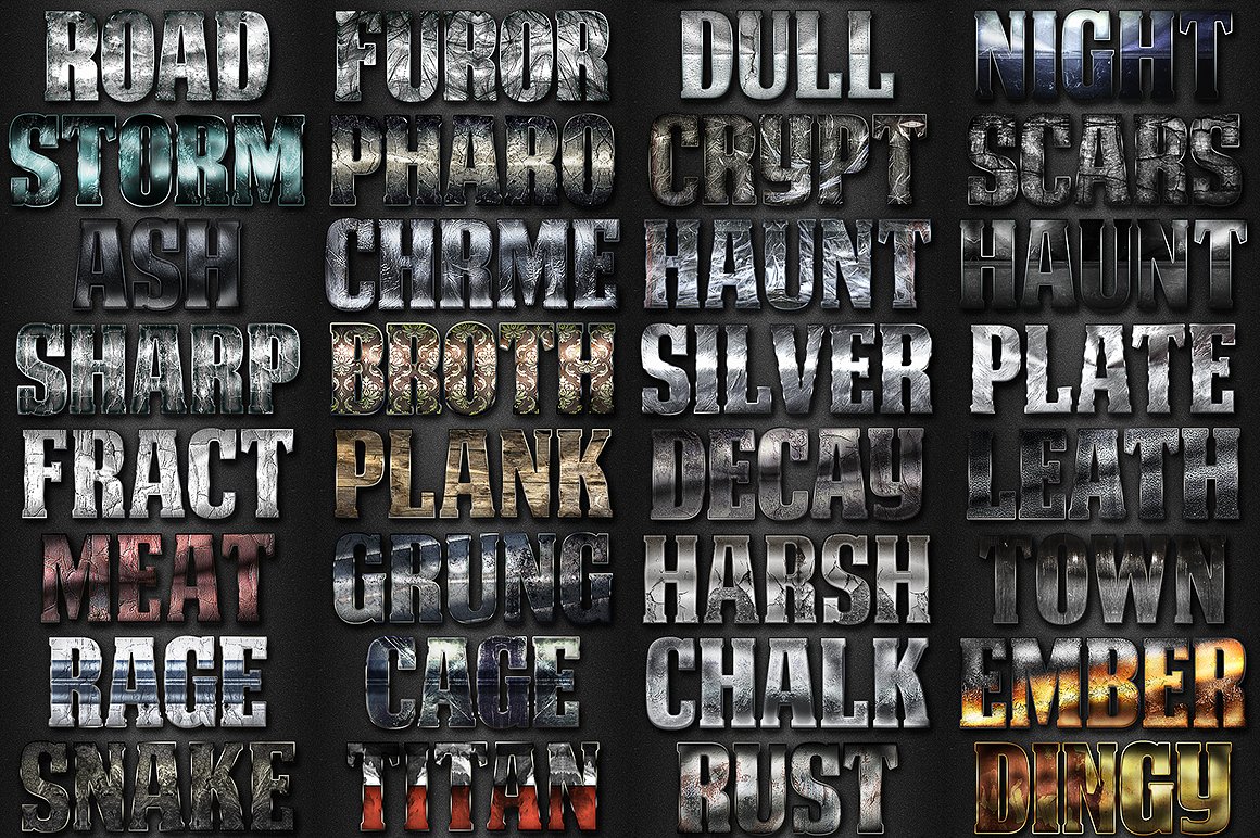 32 Grunge Styles Bundle 3preview image.