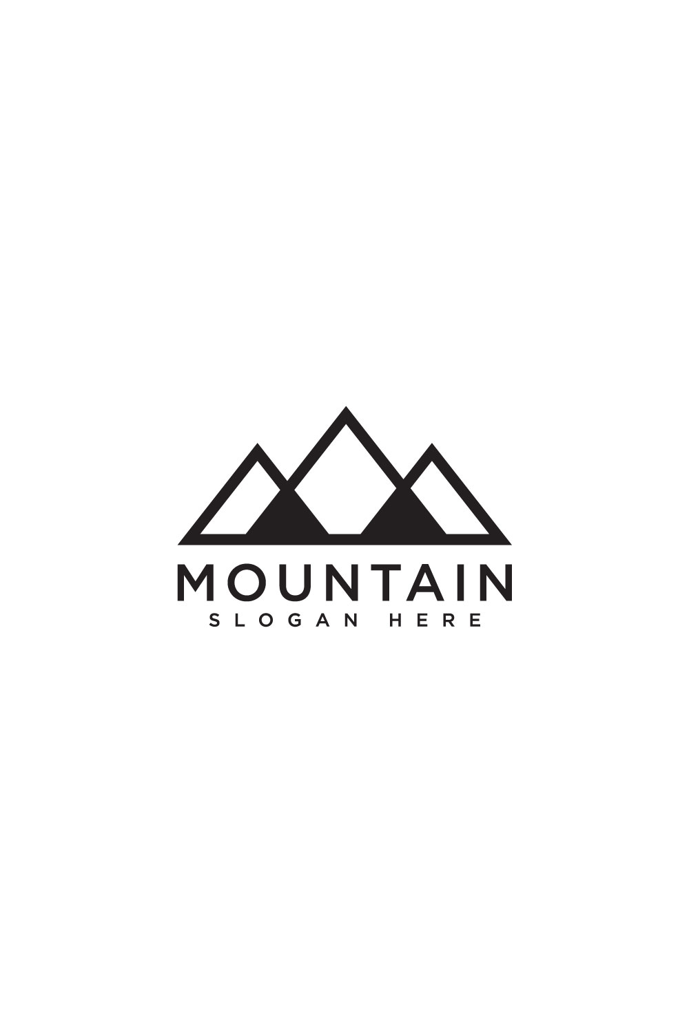 mountain logo vector design - MasterBundles