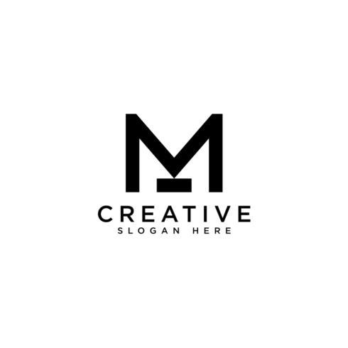 m logo vector design cover image.