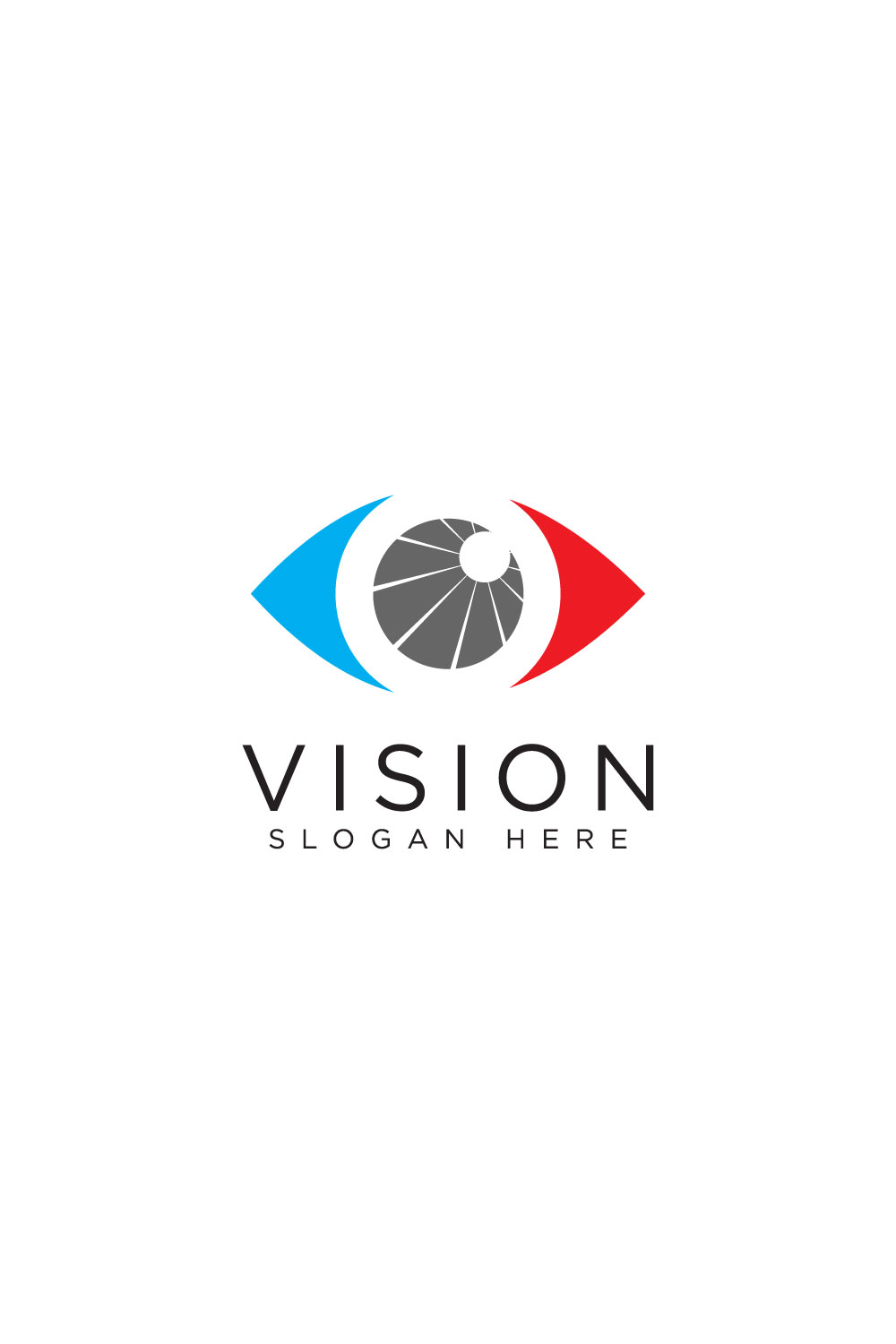 eye vision logo design vector pinterest preview image.