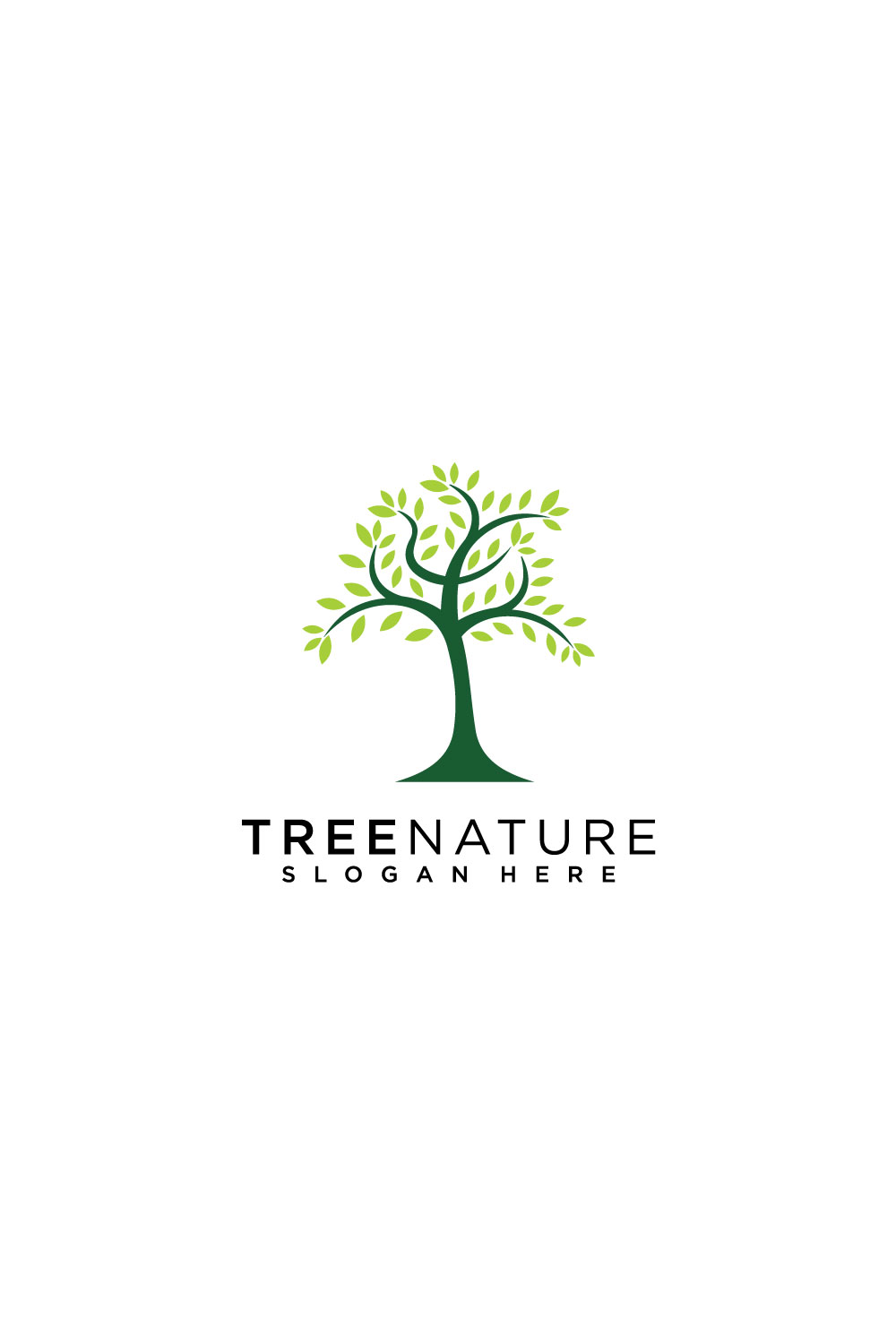 tree nature logo vector design pinterest preview image.