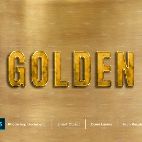 Golden Text Effect & Layer Stylecover image.