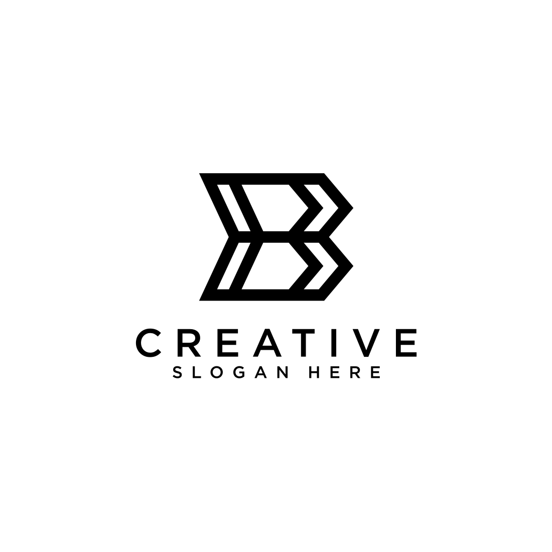 letter b logo vector design cover image.