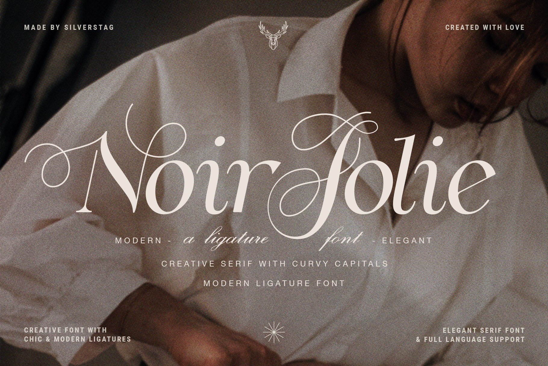 12 noir jolie modern ligature serif by silver stag 407