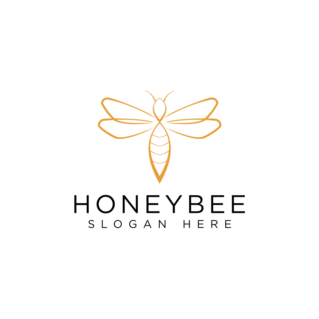 bee logo vector design cover image.