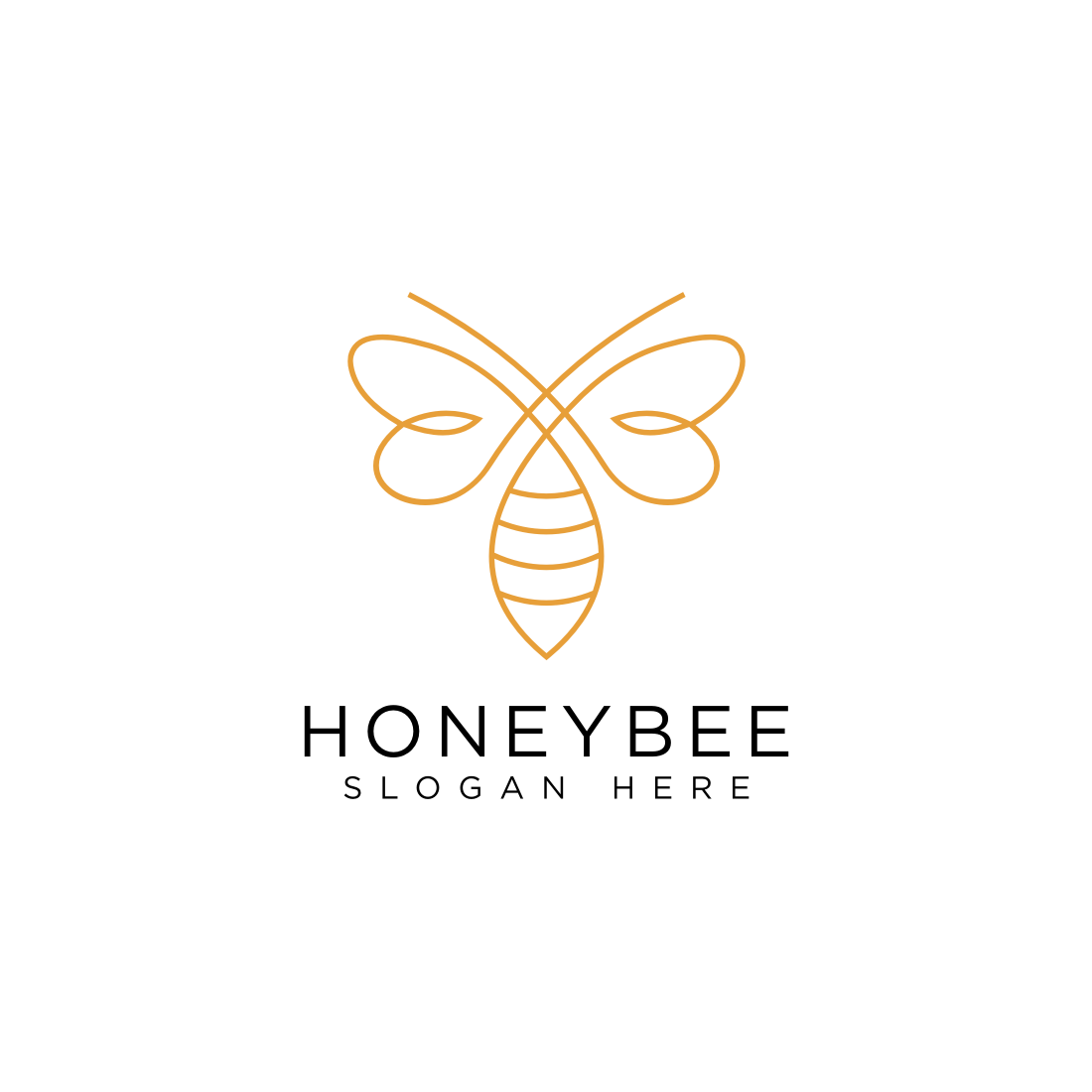 bee logo vector design - MasterBundles