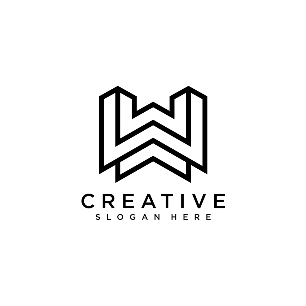 letter w logo vector design - MasterBundles