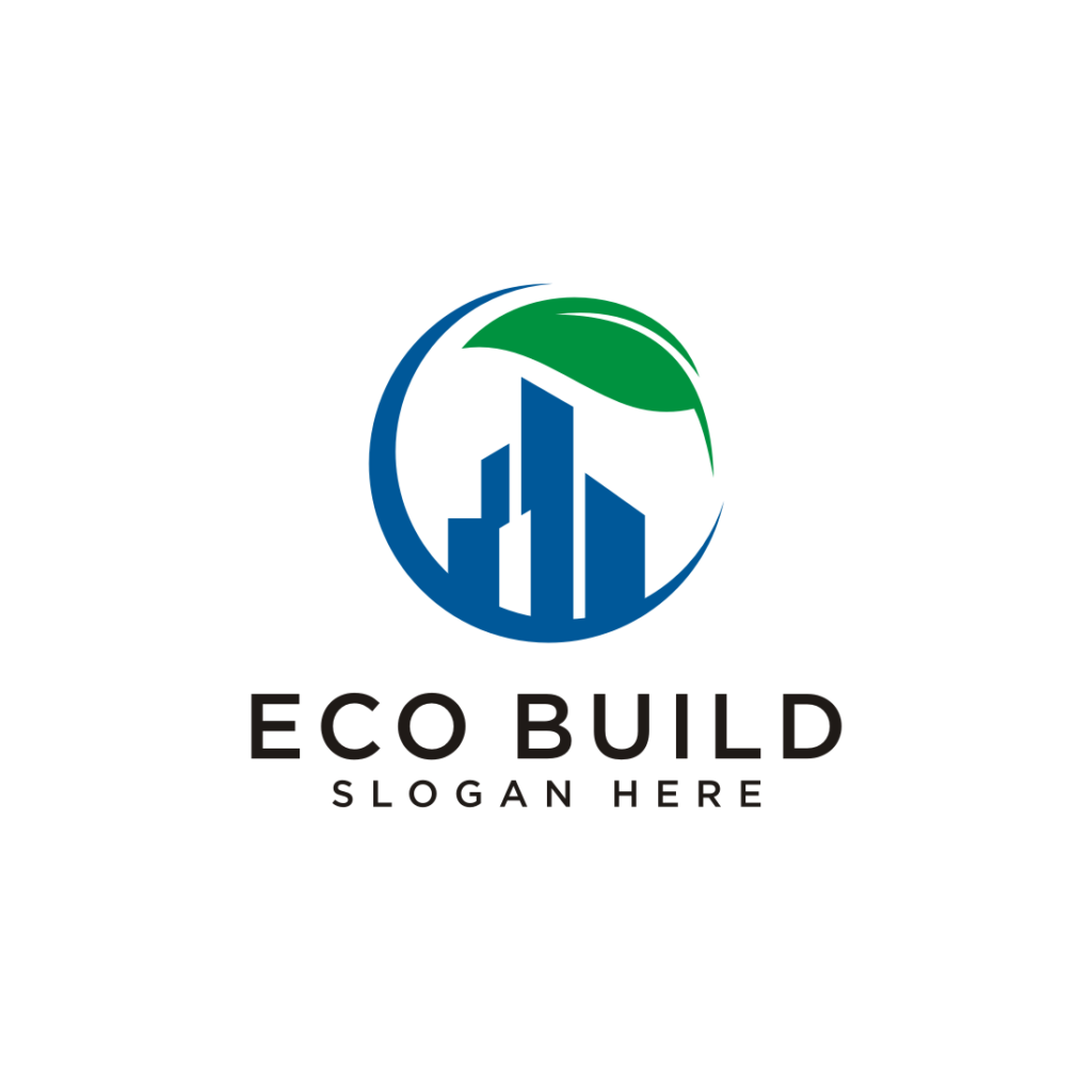 building leaf logo vector design template - MasterBundles