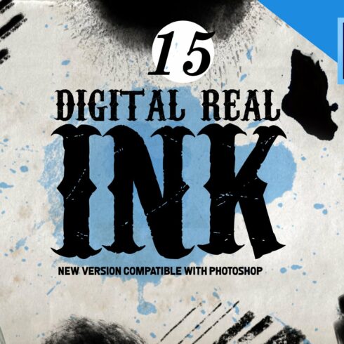 Real Ink Brushes for Photoshopcover image.
