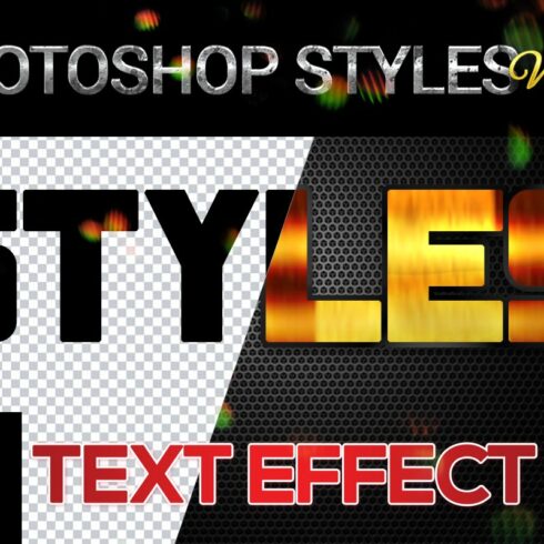 10 creative Photoshop Styles V127cover image.