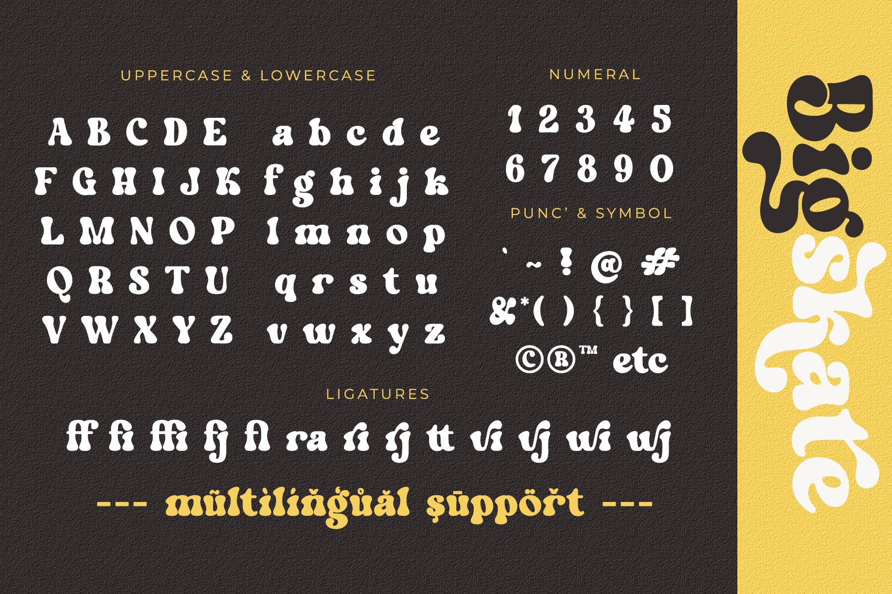 12 preview bigskate vintage retro font 810