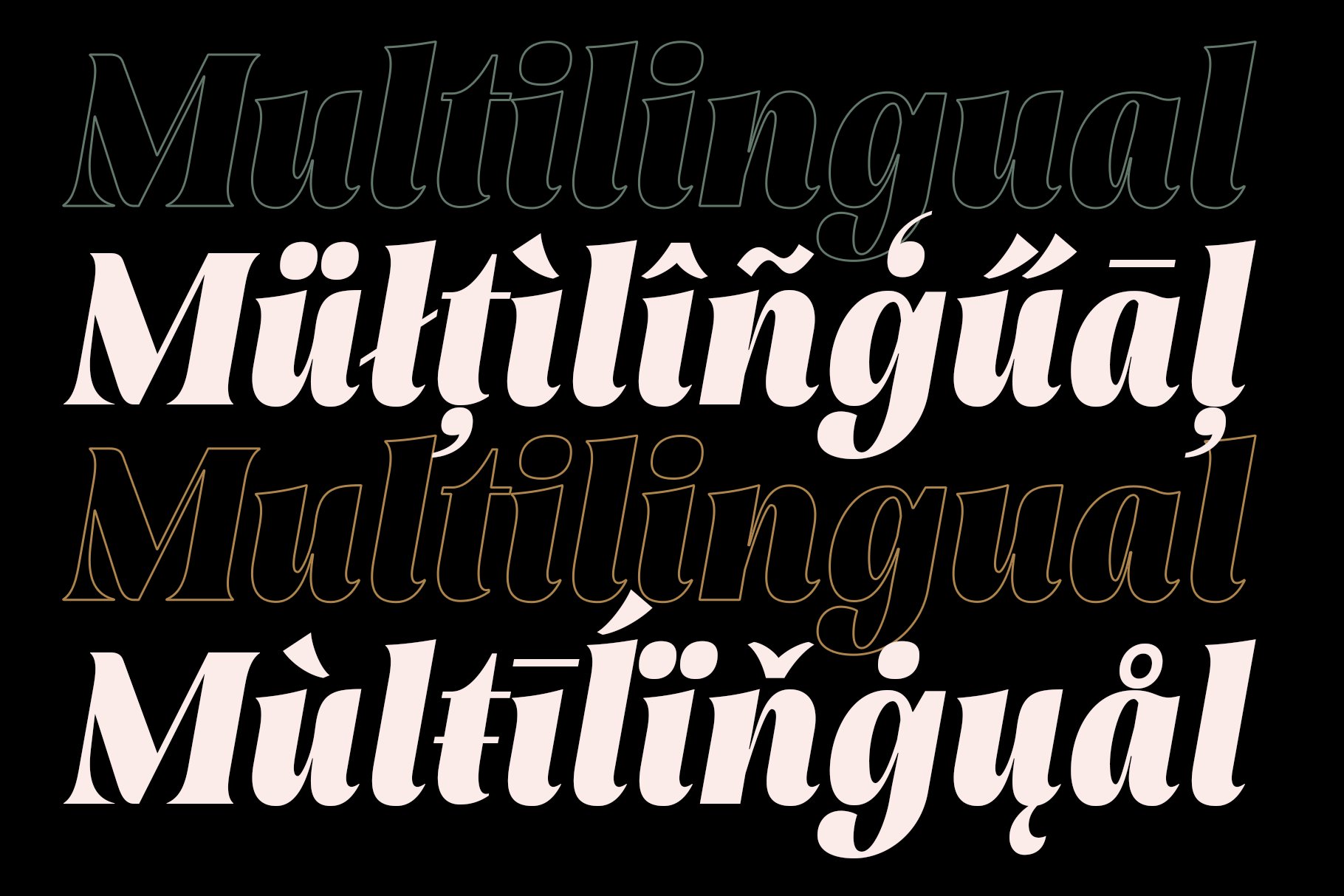 12a rasbern branding display serif font multilingual 540
