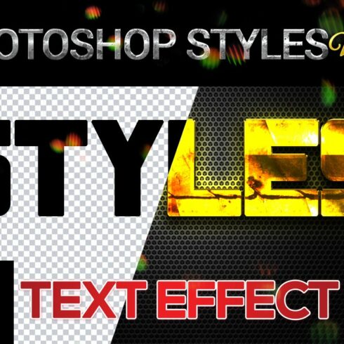 10 creative Photoshop Styles V13cover image.