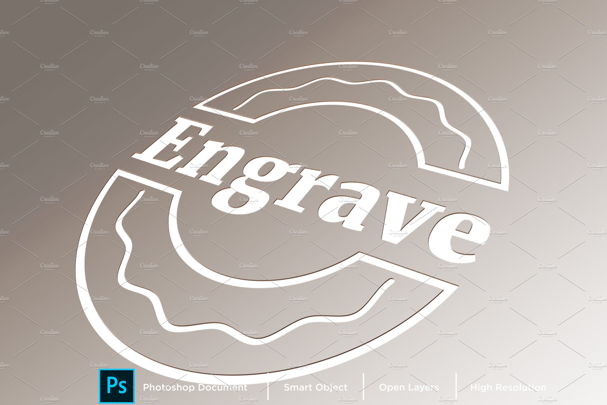 Engrave Text Effect & Layer Stylepreview image.