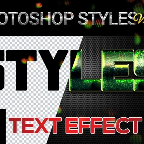 10 creative Photoshop Styles V132cover image.