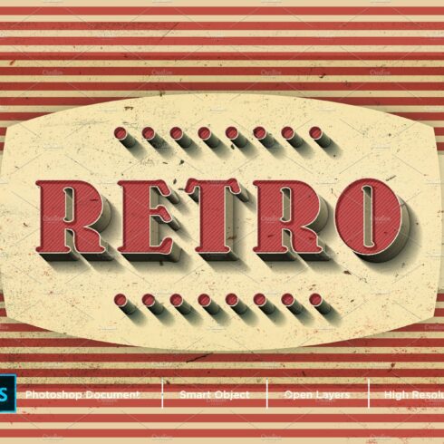 Retro Text Effect & Layer Stylecover image.