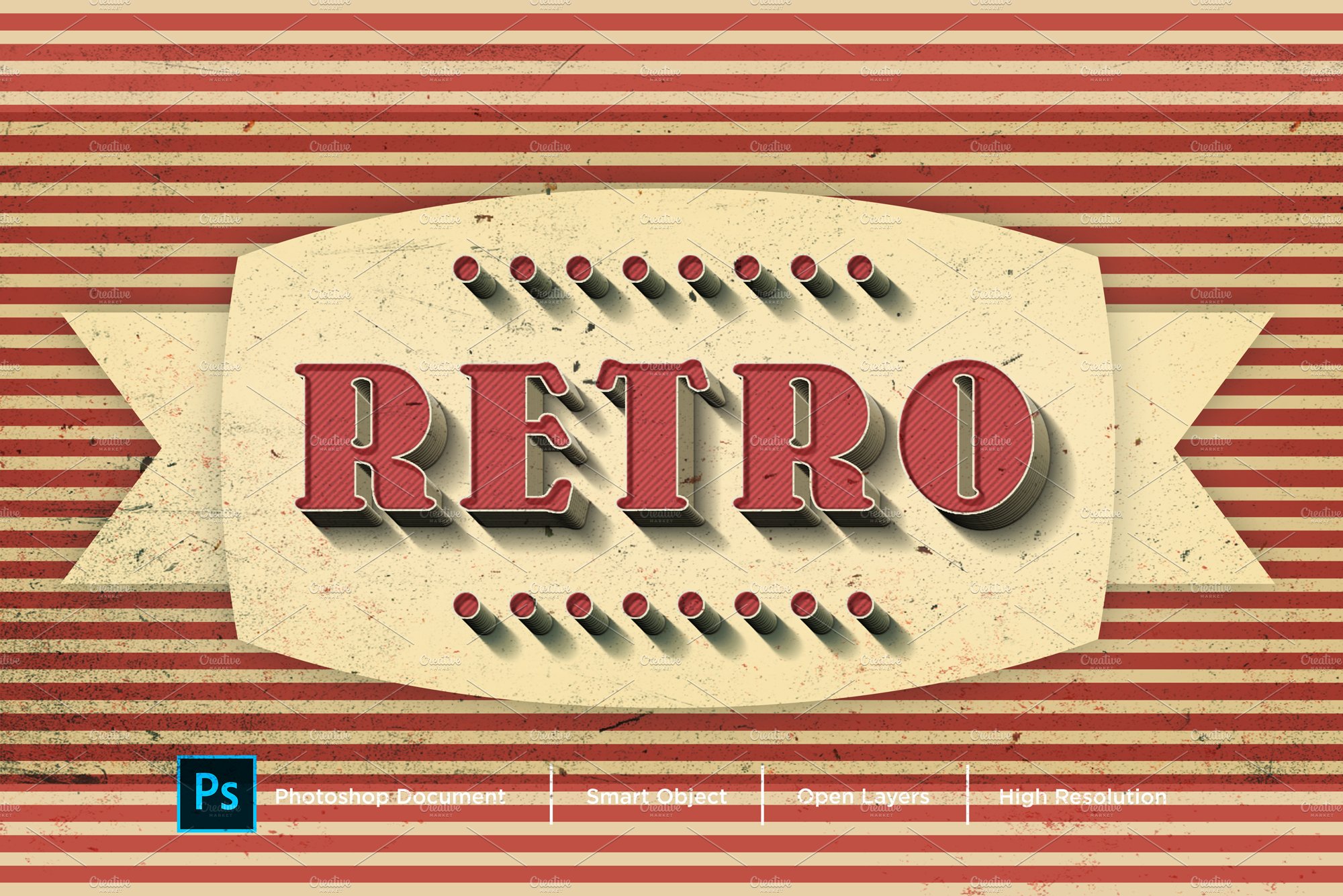 Retro Text Effect & Layer Stylecover image.