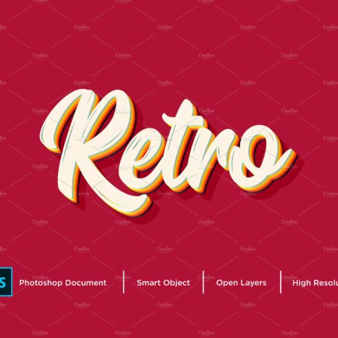 Retro Text Effect & Layer Stylecover image.