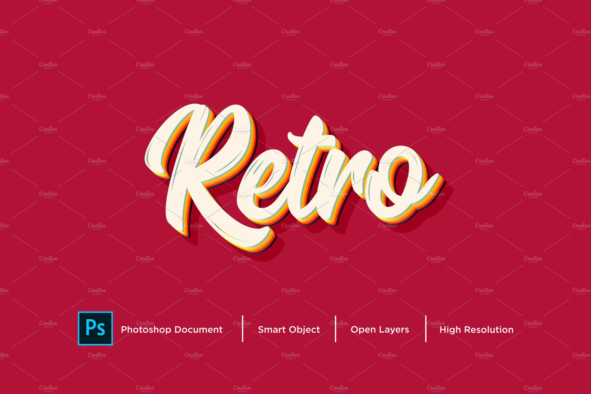 Retro Text Effect & Layer Stylecover image.