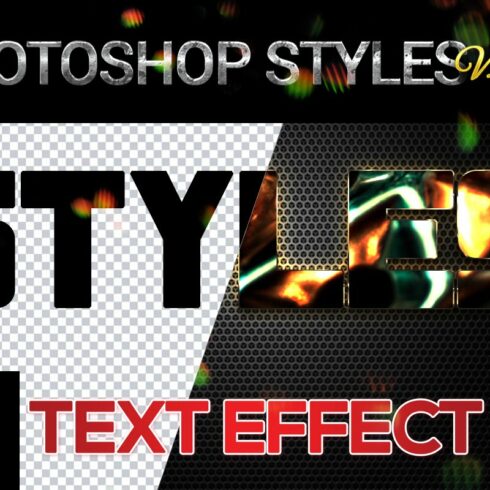10 creative Photoshop Styles V138cover image.