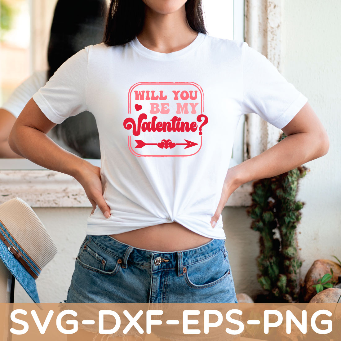 will you be my valentine? retro preview image.