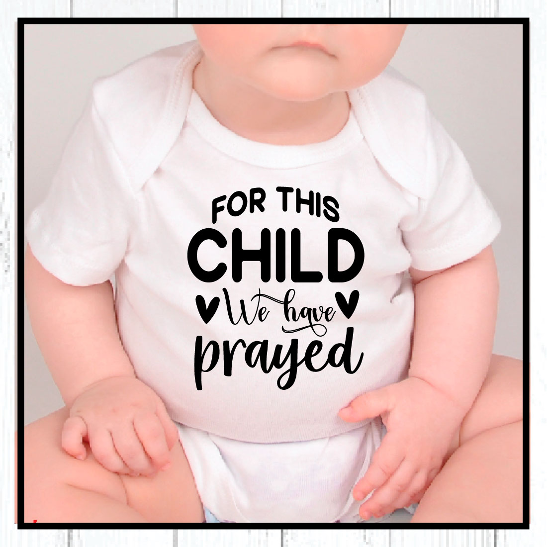 for this child we have prayed svg preview image.