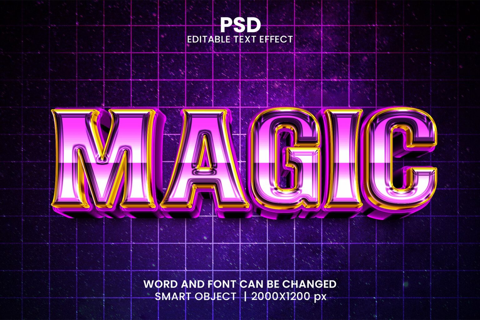 RGB Neon 3d Psd Text Effect – MasterBundles