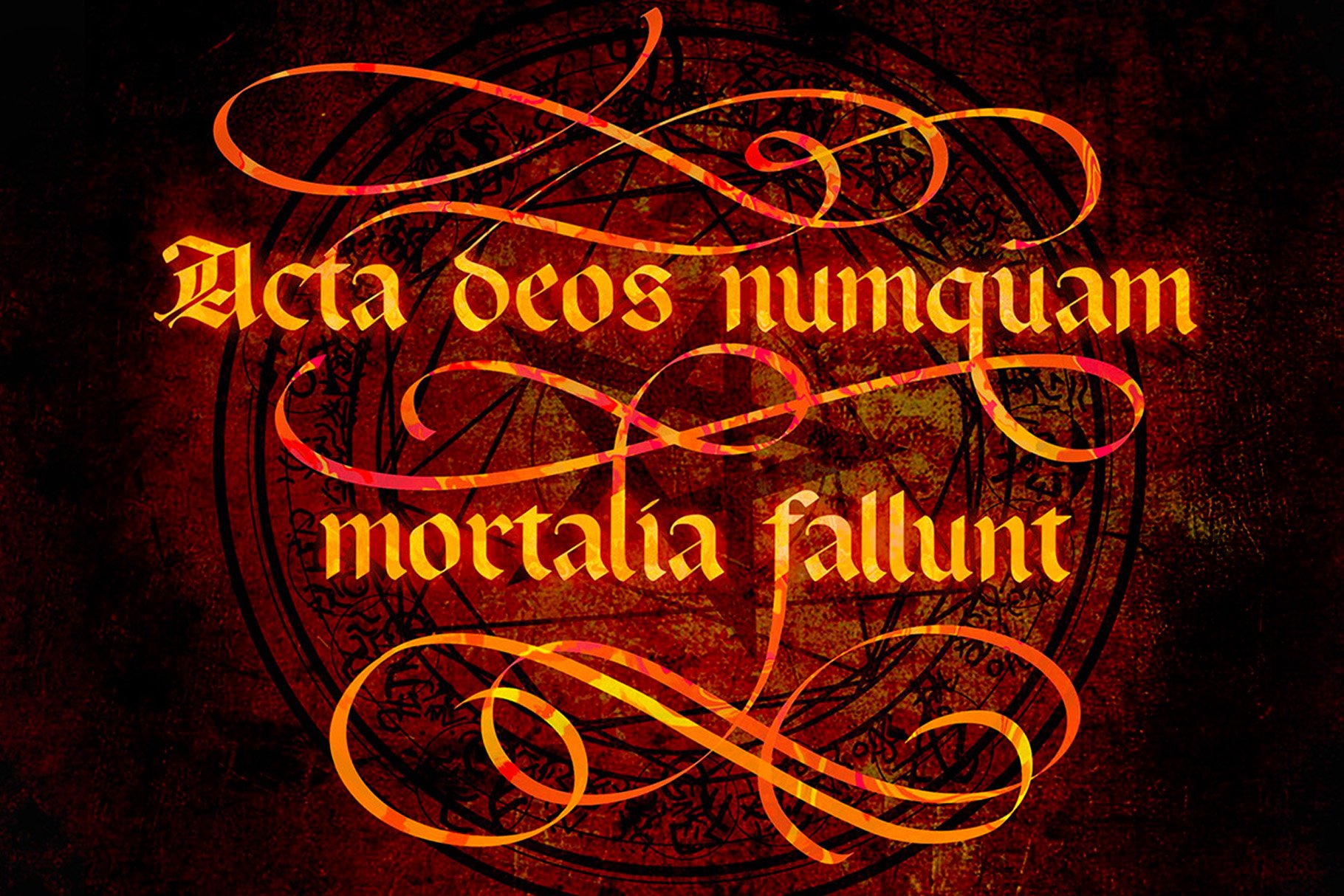 Blackletter Gothic Font Ronna preview image.
