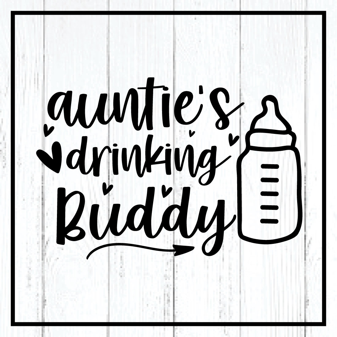 auntie\'s drinking buddy svg cover image.