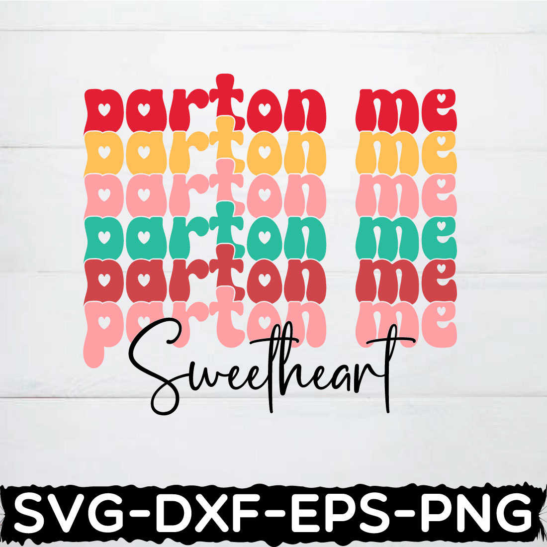 parton me sweetheart retro cover image.