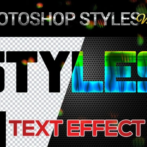 10 creative Photoshop Styles V155cover image.