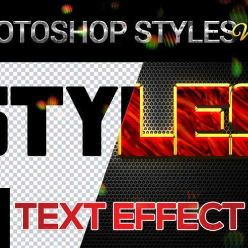 10 creative Photoshop Styles V157cover image.