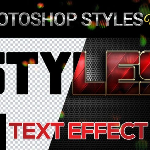 10 creative Photoshop Styles V16cover image.