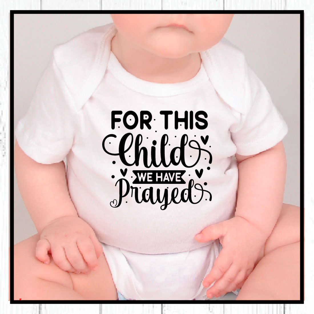 for this child we have prayed svg preview image.