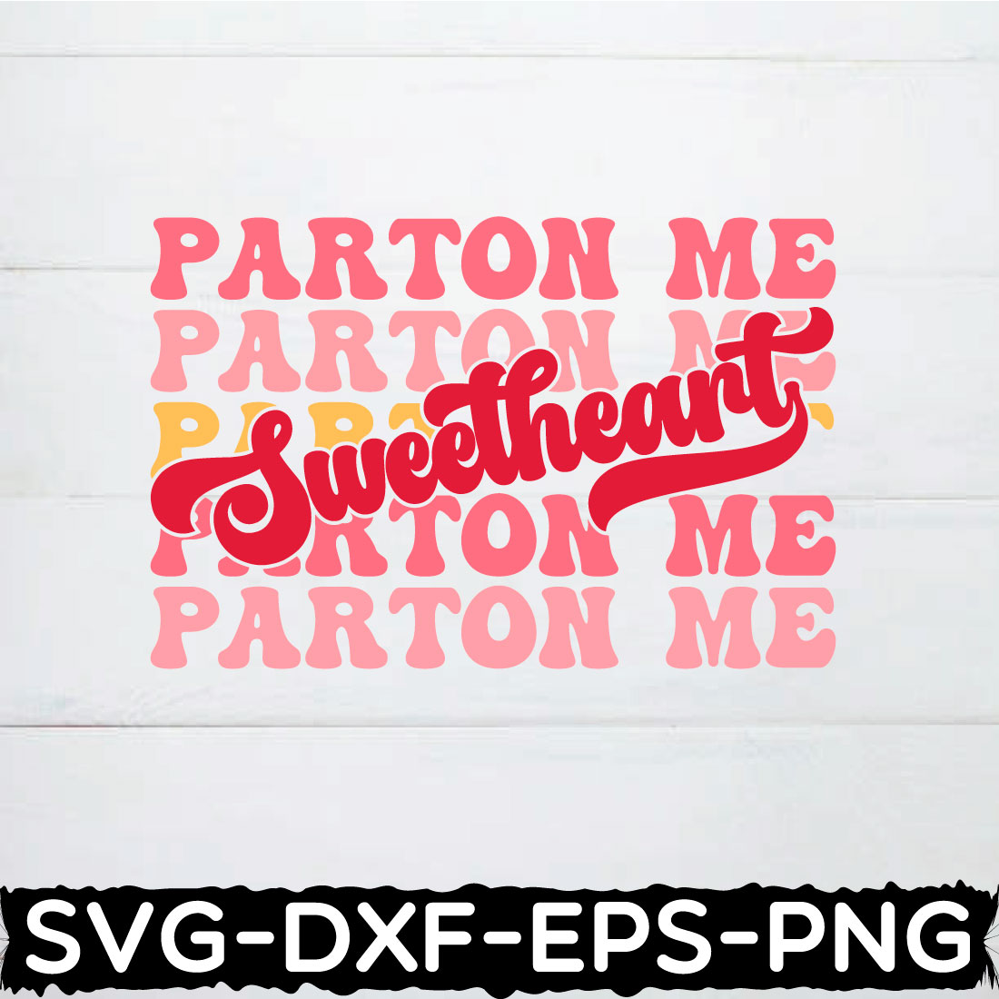 parton me sweetheart retro cover image.