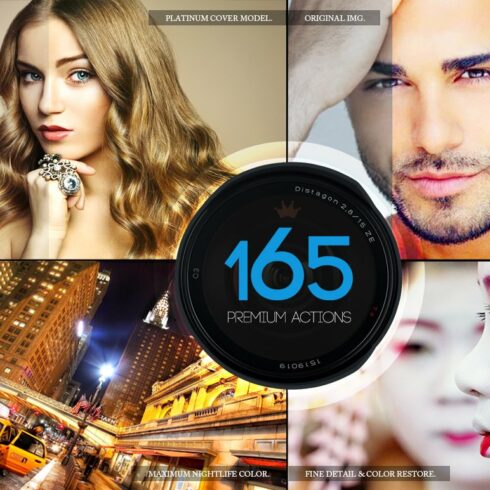165 Premium Photoshop Actionscover image.