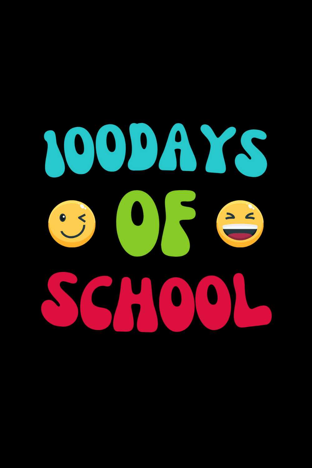 T-shirt Design Celebrating 100 Days of Learning 100th Day Of School Teacher T-Shirt Design pinterest preview image.