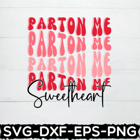 parton me sweetheart retro cover image.