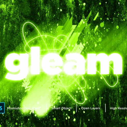 Gleam Text Effect & Layer Stylecover image.