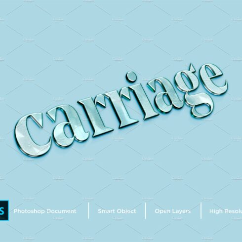 Carriage Text Effect & Layer Stylecover image.